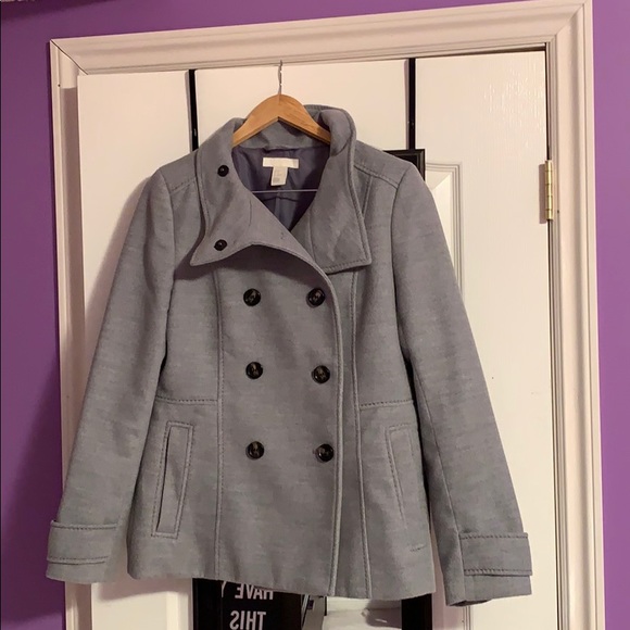 Grey Pea Coat! - Picture 1 of 3